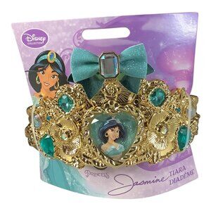 Disney Jasmine Tiara Diademe Princess Collection Gold Jewel Accents For Ages 3+